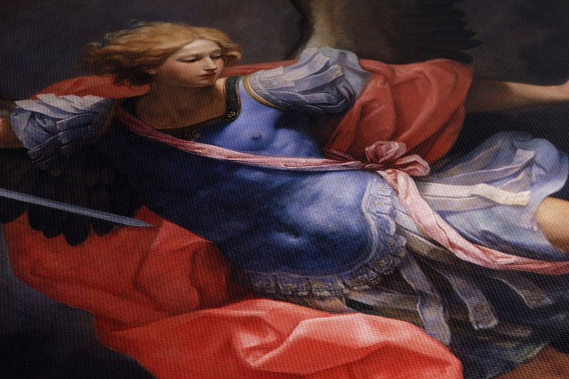 Archangel Michael defeats Satan